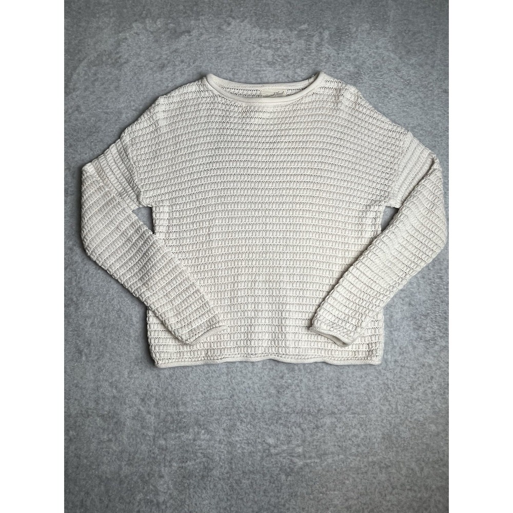 Universal Thread Knit Sweater Cream Roll Neck Womens Small Cozy Pullover